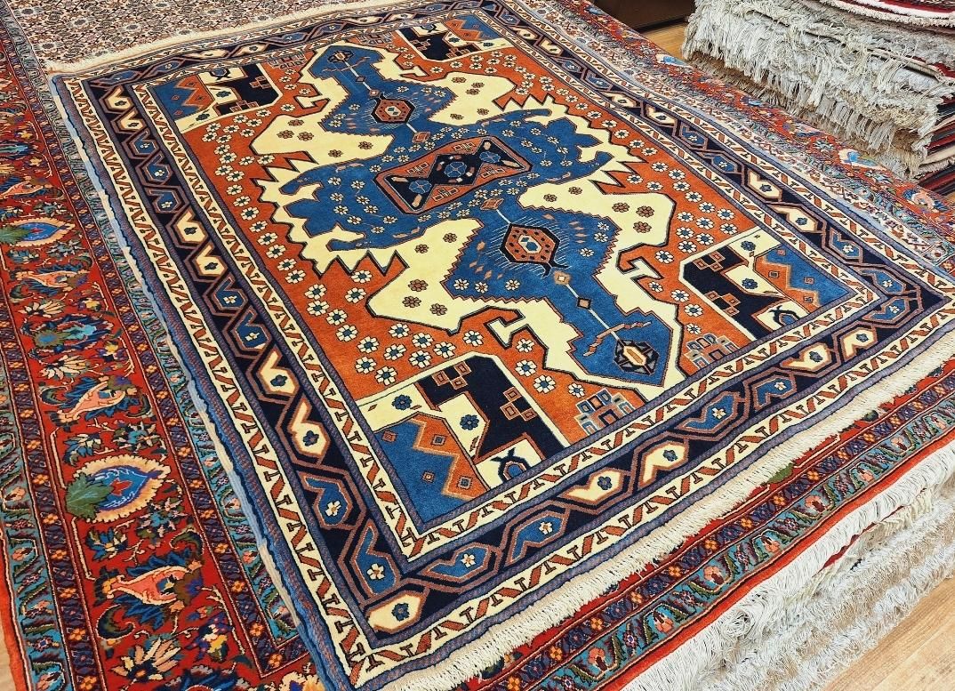قالیچه دستباف خراسان با نقشه هریس|فرش|تهران, اکباتان|دیوار