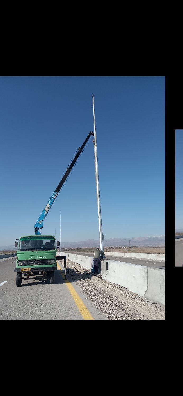 جرثقیل شبانه روزی سبک سنگین ۳تن الی ۵۰ تن|خدمات حمل و نقل|آبیک, |دیوار