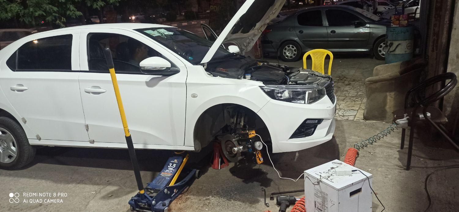 تراش و تابگیری دیسک چرخ روکار|خدمات موتور و ماشین|کرمانشاه, |دیوار