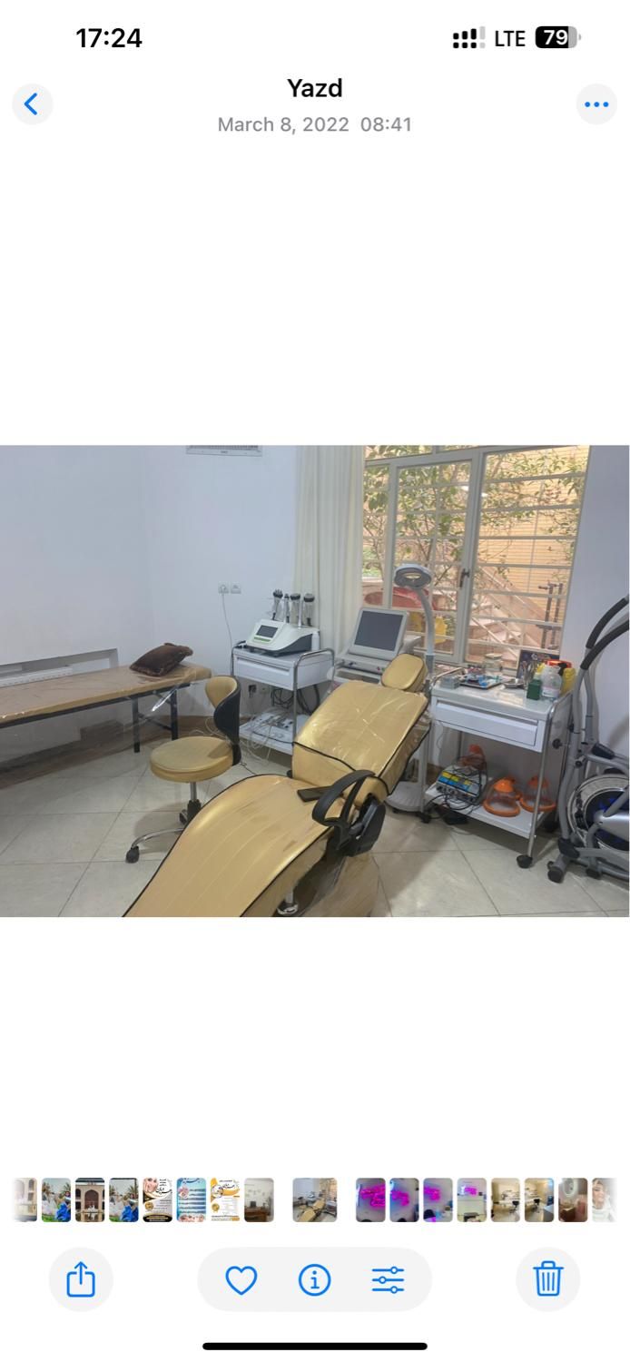 صندلی طرح برقی و تابوره و تخت معاینه|آرایشگاه و سالن‌های زیبایی|یزد, |دیوار