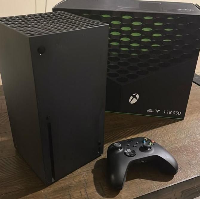 Xbox سری X مشکی آسمونی|کنسول، بازی ویدئویی و آنلاین|اصفهان, مفتح|دیوار