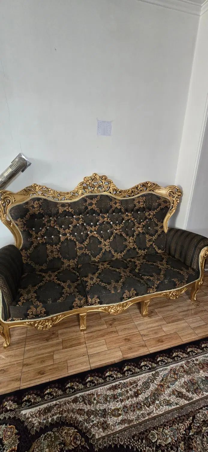 مبلمان استیل جنس مرغوب بافوم بسیارباکیفیت|مبلمان خانگی و میز عسلی|سنقر, |دیوار
