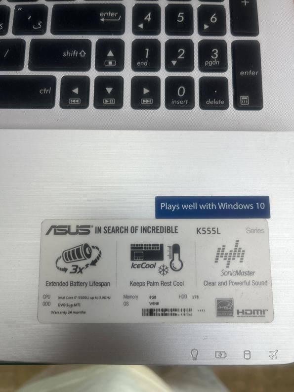لپ تاپ asus corei7 نسل پنجم|رایانه همراه|تهران, یوسف‌آباد|دیوار