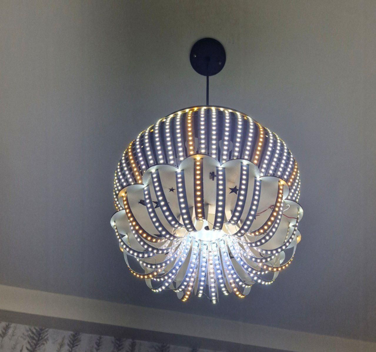 لامپ لوستر دستساز / دست ساز /مغازه/ال ای دی|لامپ و چراغ|تبریز, |دیوار