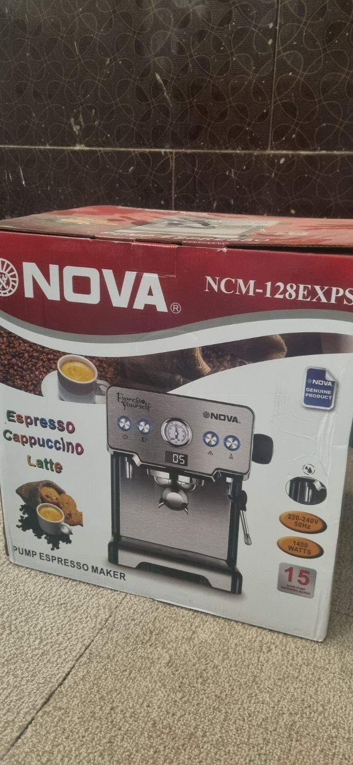 دستگاه قهوه ساز نیمه صنعتی nova|سماور، چای‌ساز، قهوه‌ساز|میبد, |دیوار