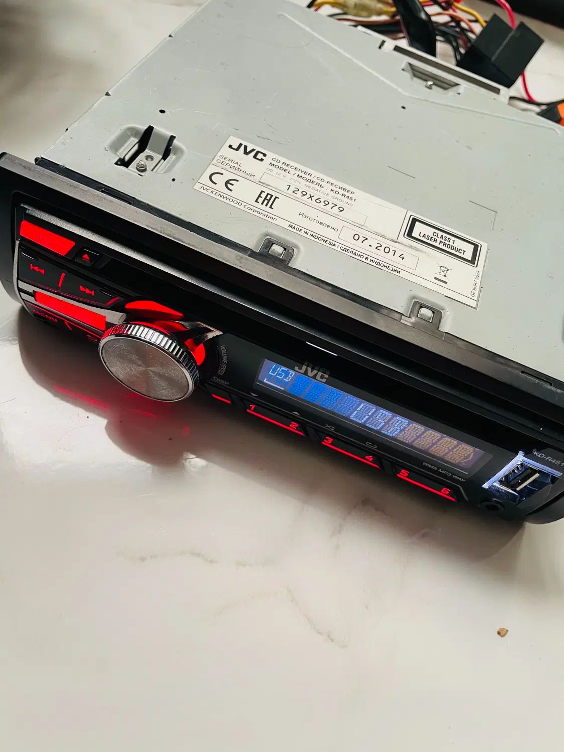 ضبط JVC- باند NINA-دزدگیر تصویری-کفپوش صندوق ۲۰۶|قطعات یدکی و لوازم جانبی|تهران, افسریه شمالی|دیوار