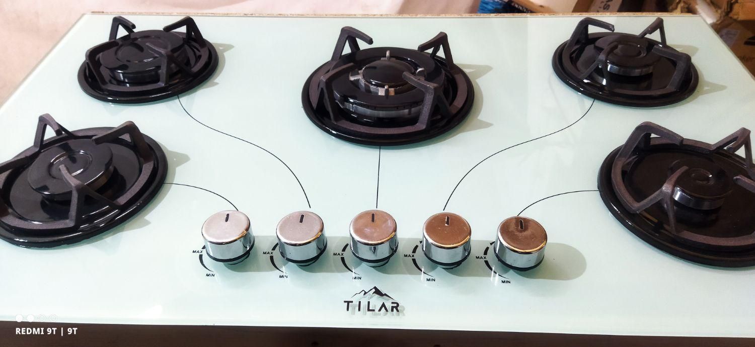 اجاق گاز سفید ۵ شعله|اجاق گاز و لوازم برقی پخت‌وپز|رشت, حمیدیان|دیوار