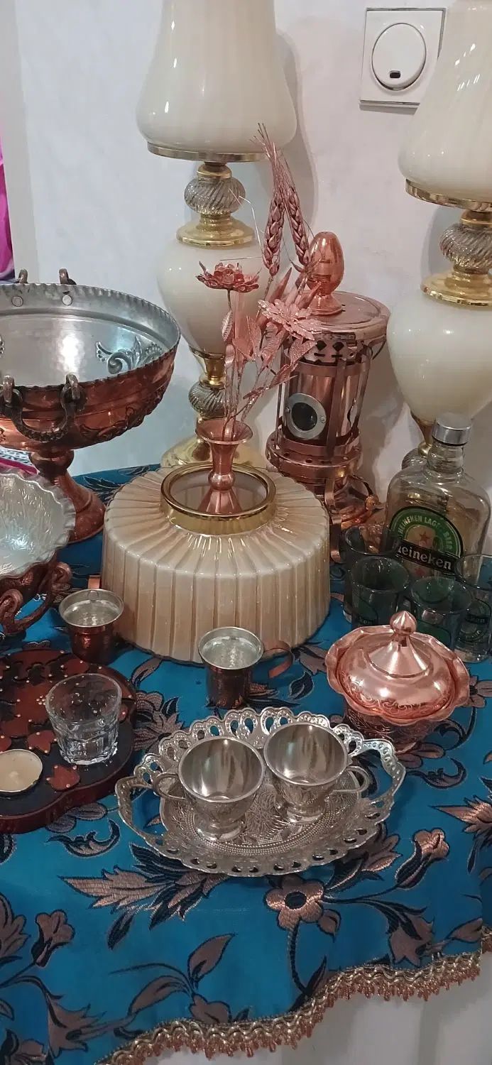 ظروف مسی شیک|صنایع دستی و سایر لوازم تزئینی|تهران, خواجه نصیر طوسی|دیوار
