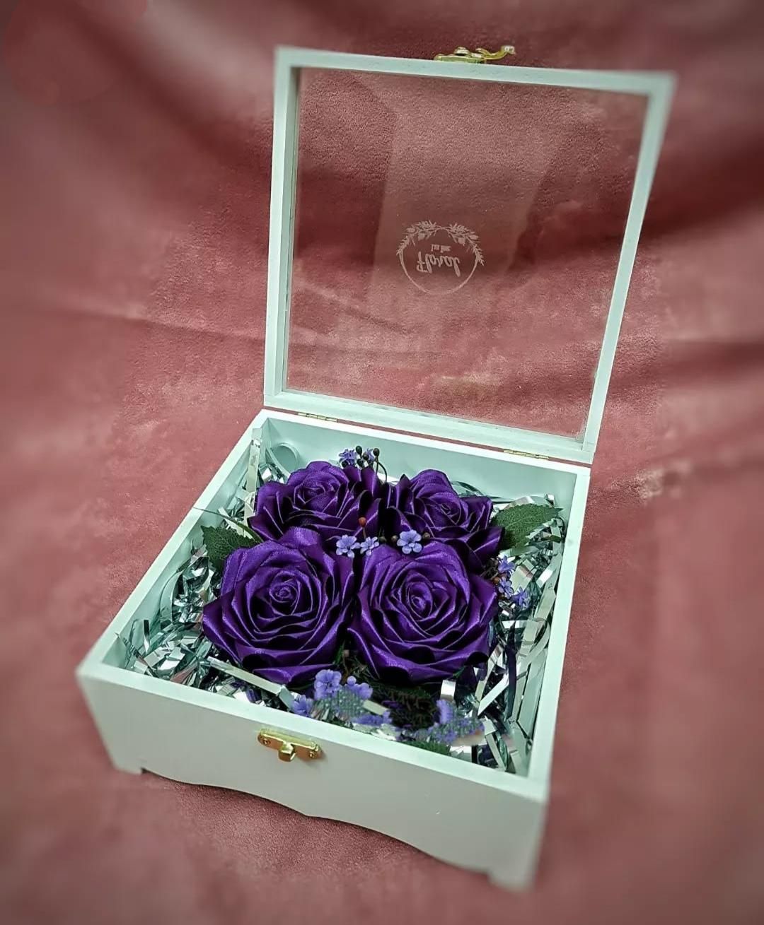 گل‌های روبانی ماندگار|صنایع دستی و سایر لوازم تزئینی|شیراز, شهرک گلها|دیوار