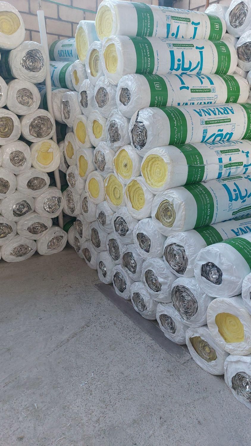 پشم شیشه  پشم سنگ فوم رولی کارتن پلاست|مصالح و تجهیزات ساختمان|رشت, استقامت ۱|دیوار