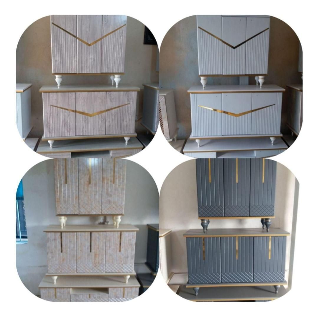 کنسول با آینه(جاکفشی )|بوفه، ویترین، کنسول|قزوین, |دیوار