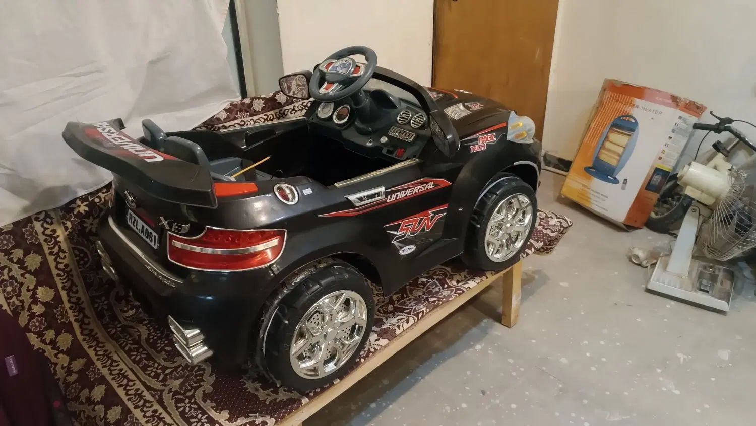 ماشین شارژی ۲ نفره ۲ موتوره موتور بزرگ ۱۲ ولت BMW|اسباب‌‌بازی|کرمان, |دیوار
