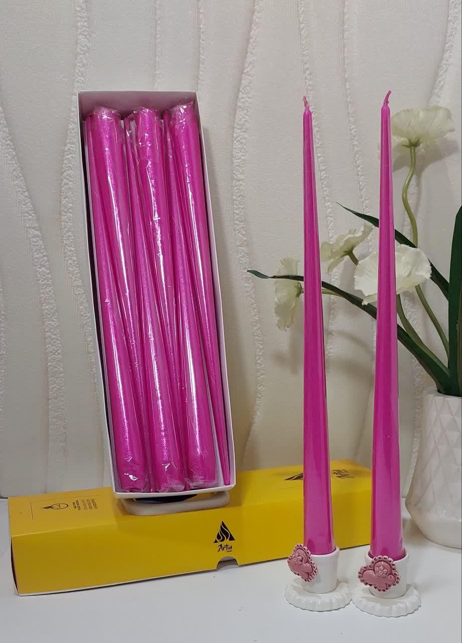 شمع قلمی نوک تیز متالیک ۳۵ سانت|صنایع دستی و سایر لوازم تزئینی|ری, شهید غیوری (ابن باویه)|دیوار