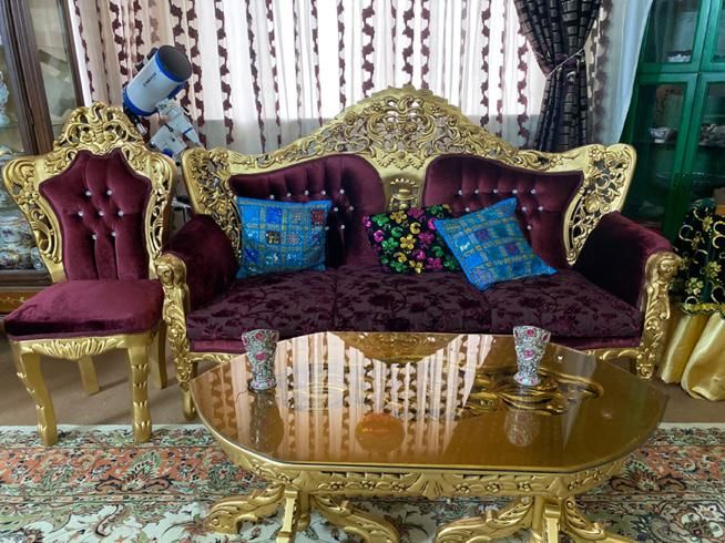 مبلمان ۷ نفره استیل در حد نو|مبلمان خانگی و میز عسلی|مشهد, شهید فرامرز عباسی|دیوار