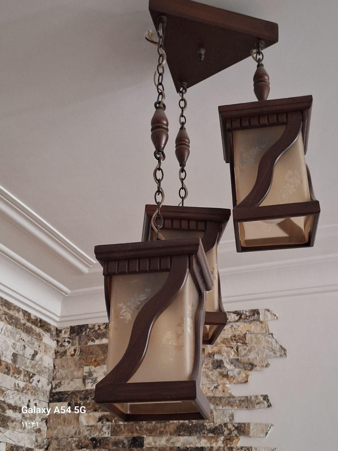 لوستر و پرده|لوستر و چراغ آویز|بندر کنگان, |دیوار