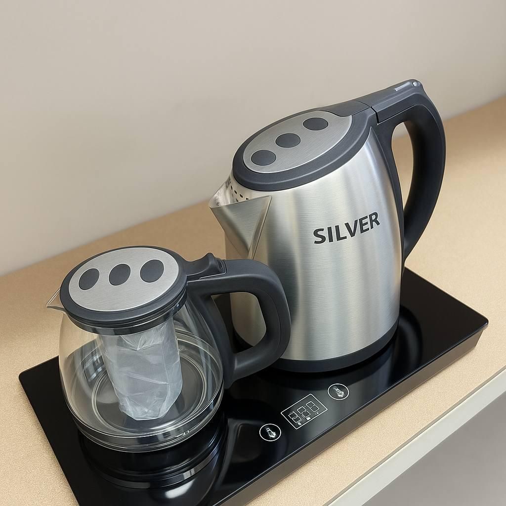 چای ساز SILVER -- استیل ضد زنگ و با کیفیت|سماور، چای‌ساز، قهوه‌ساز|کرمان, |دیوار