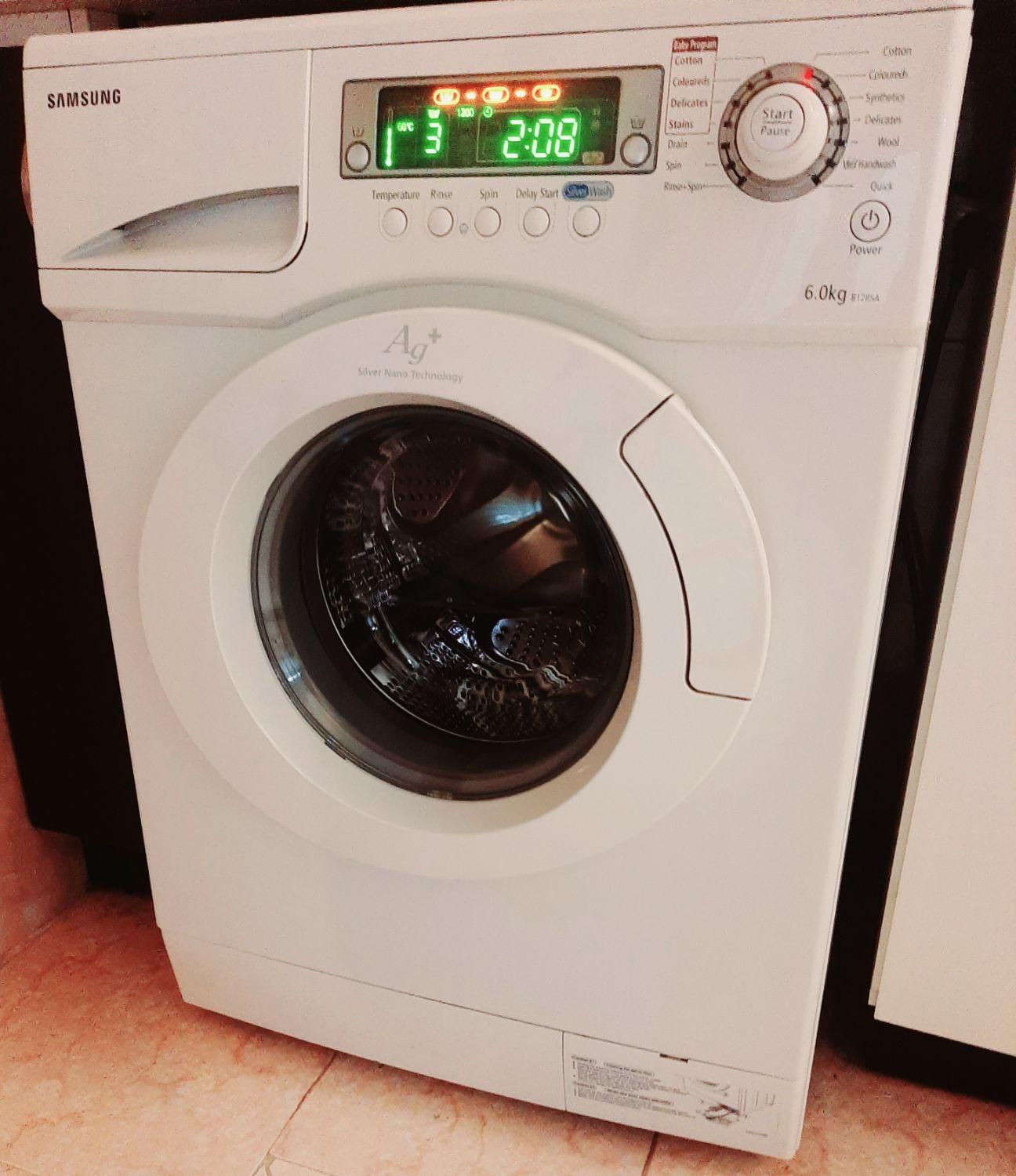 ماشین لباسشویی سامسونگ اصل کره مدل B1285A|ماشین لباسشویی و خشککن لباس|رشت, بلوار گیلان|دیوار