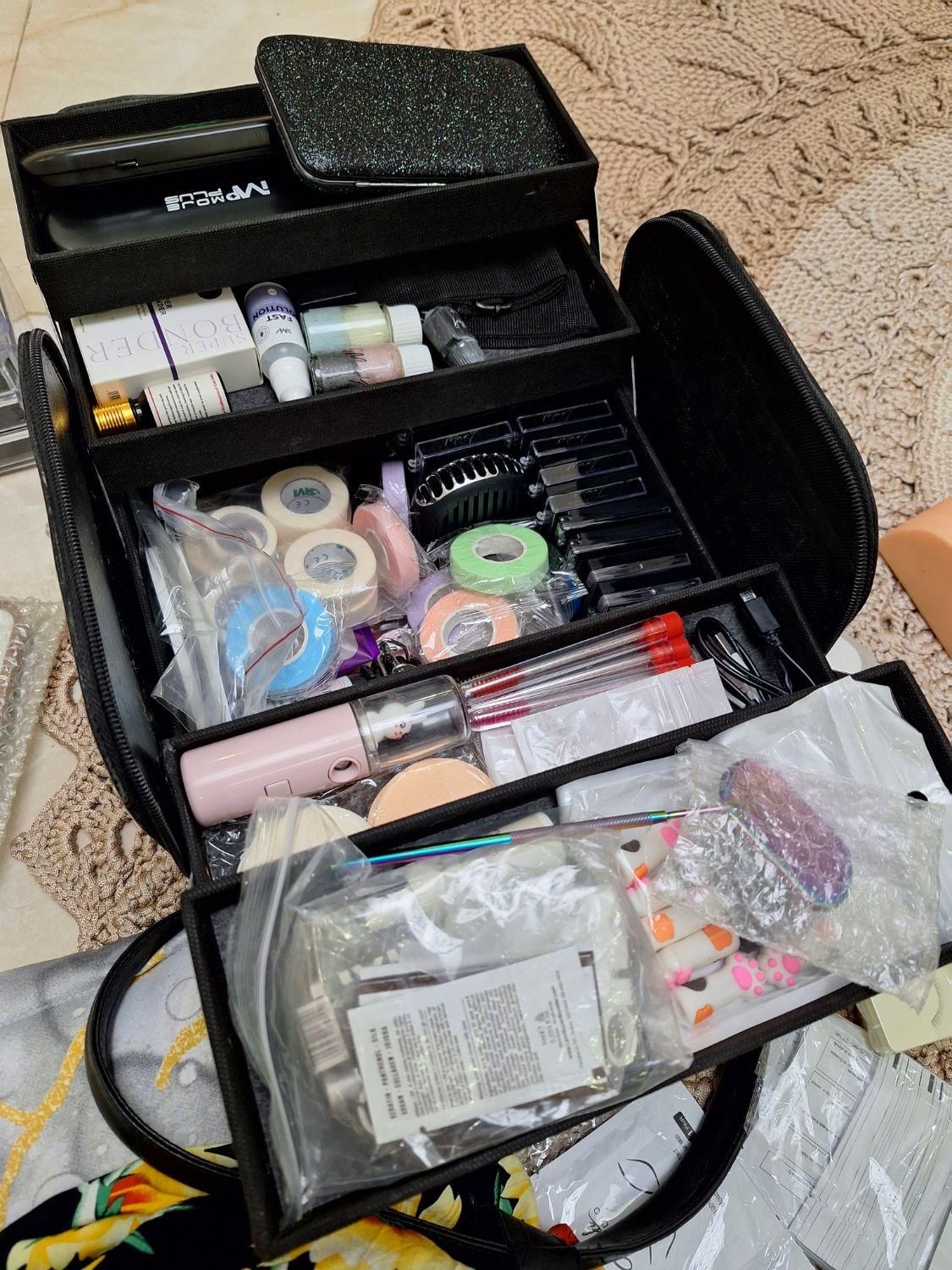 پک کامل لوازم کاشت اکستنشن مژه و تخت و صندلی|آرایشی، بهداشتی، درمانی|رشت, کوی امام رضا|دیوار