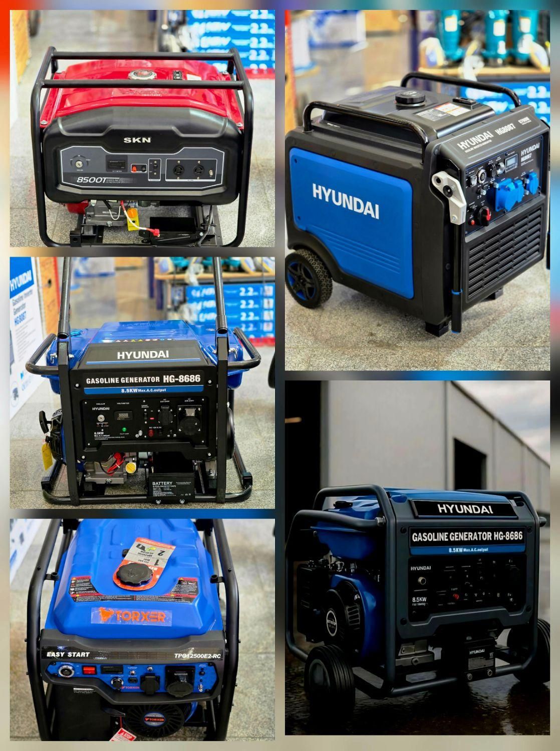 * فروش ویژه موتور برق های سایلنت و اوپن *|ماشین‌آلات صنعتی|سنندج, |دیوار