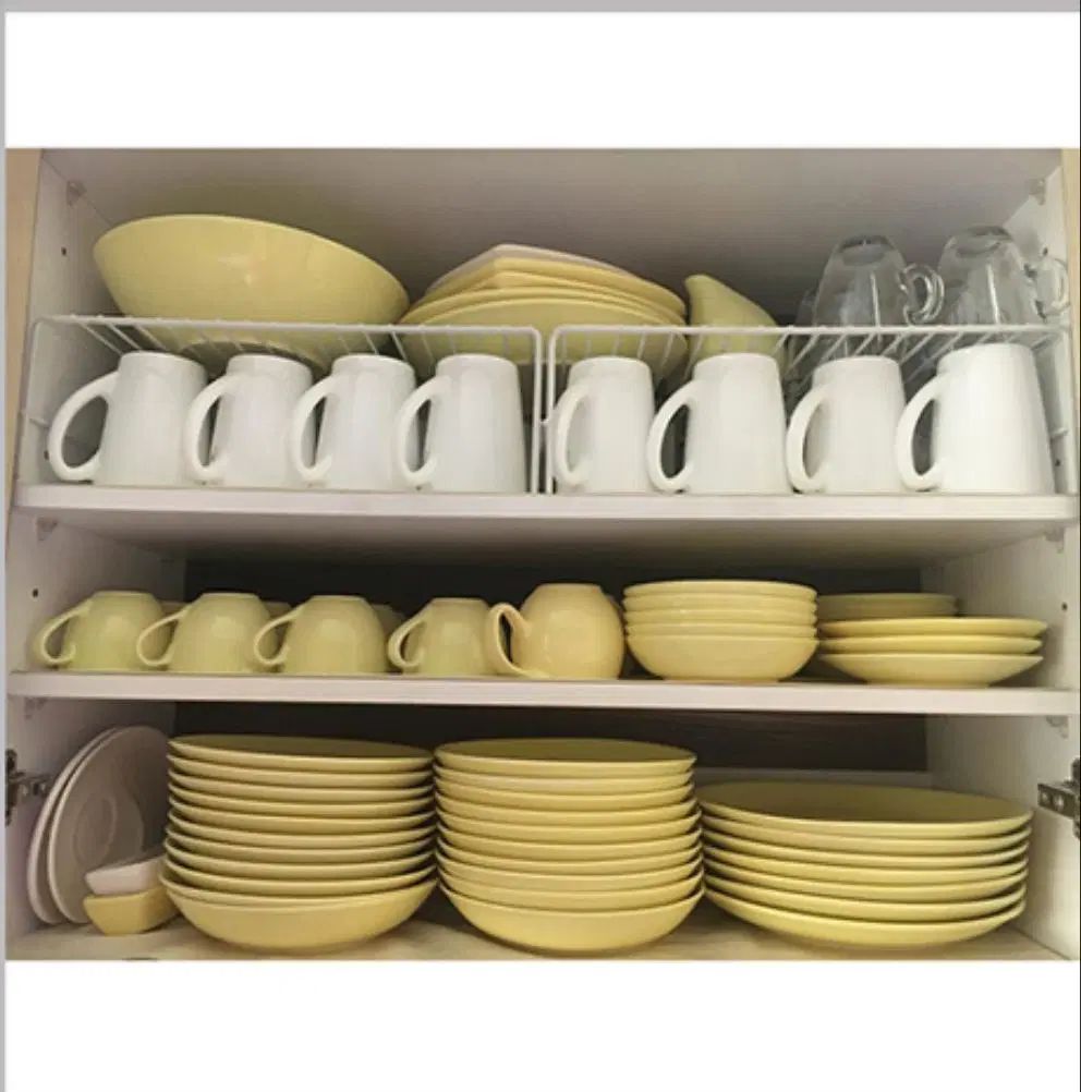 راف نظم دهنده کابینت روکش دار و استیل/هایپرکالا|آب‌چکان و نظم‌دهنده ظروف|آباده, |دیوار