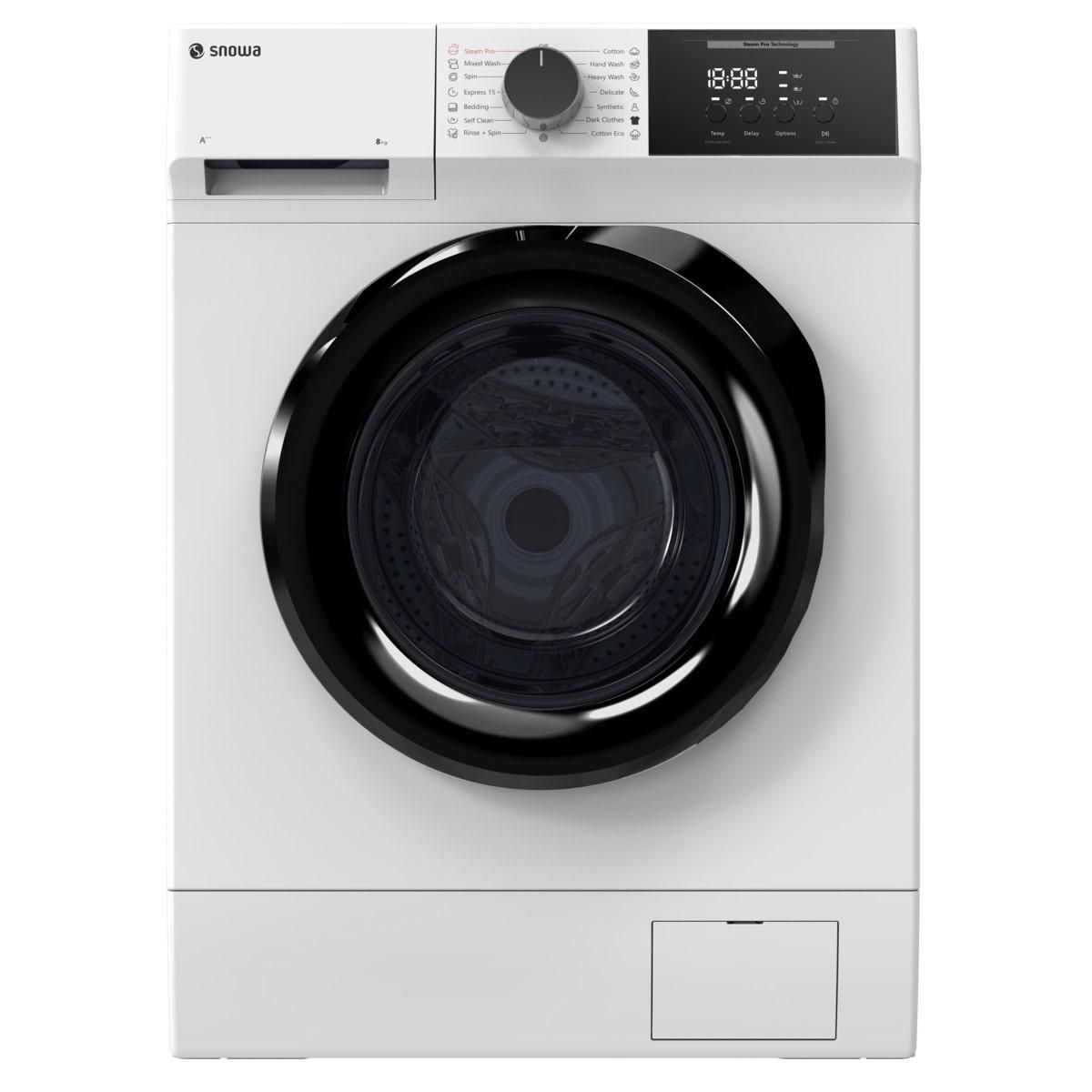 لباسشویی اسنوا ۸ کیلویی سفید و سیلور مدل SWM-C81S|ماشین لباسشویی و خشک‌کن لباس|اصفهان, امامزاده اسماعیل|دیوار
