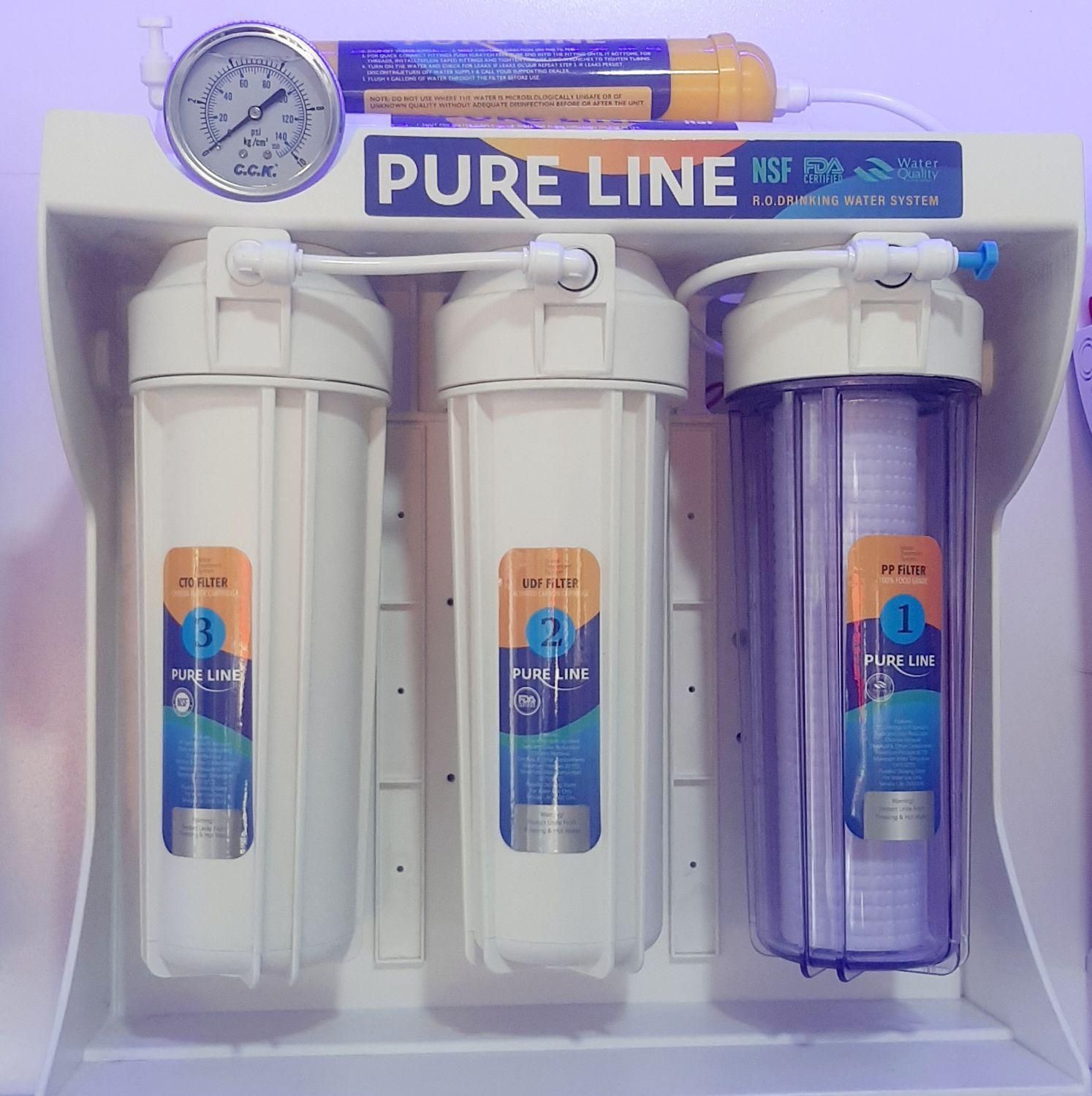 دستگاه تصفیه آب خانگی PURE LINE|آب‌سردکن و تصفیه آب|تهران, شادآباد|دیوار