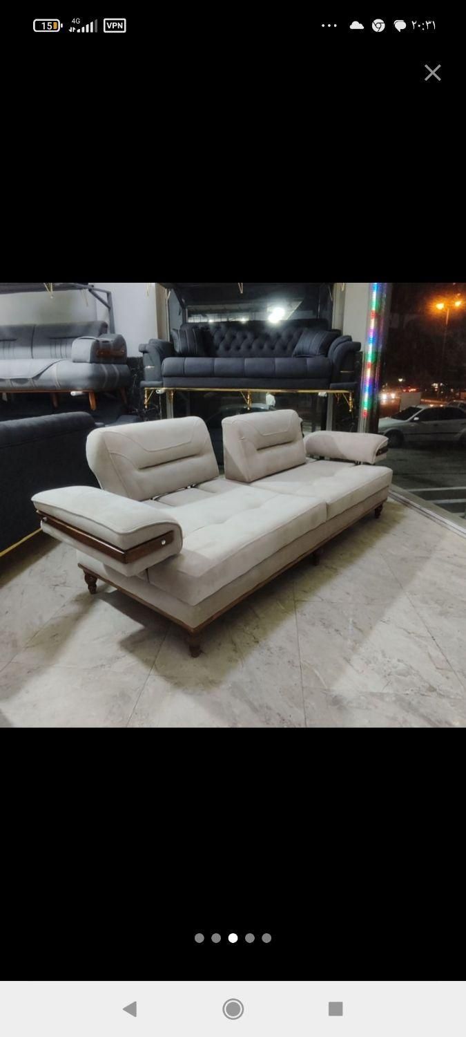 مبل سه کاره تمام چوب راش|مبلمان خانگی و میز عسلی|ارومیه, |دیوار