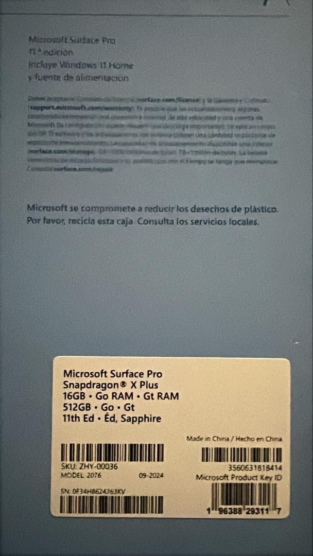 فروش سرفیس پرو 11  xplus/16GB/512GB با کیبورد|رایانه همراه|تهران, جردن|دیوار