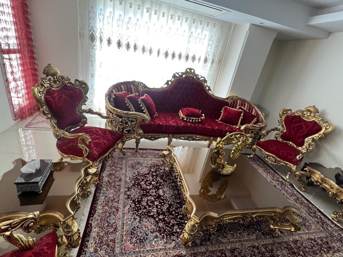 مبل سلطنتی مدل خرچنگی مناسب جهاز|مبلمان خانگی و میز عسلی|تهران, نظامی گنجوی (توانیر)|دیوار