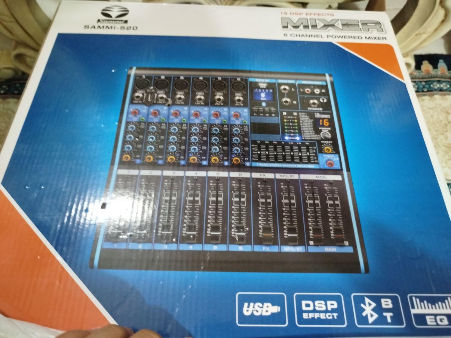 پاورمیکسر جاسکو مدل 520|سیستم صوتی خانگی|تهران, تهرانسر شرقی|دیوار