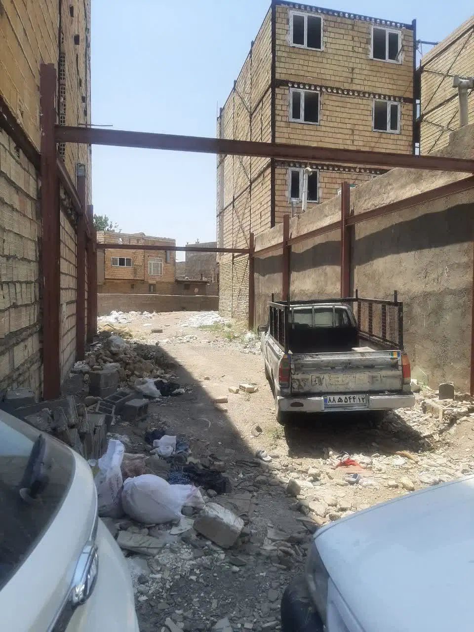 زمین 100 متری با اسکلت باغون آباد|فروش زمین و ملک کلنگی|مشهد, دوست آباد|دیوار