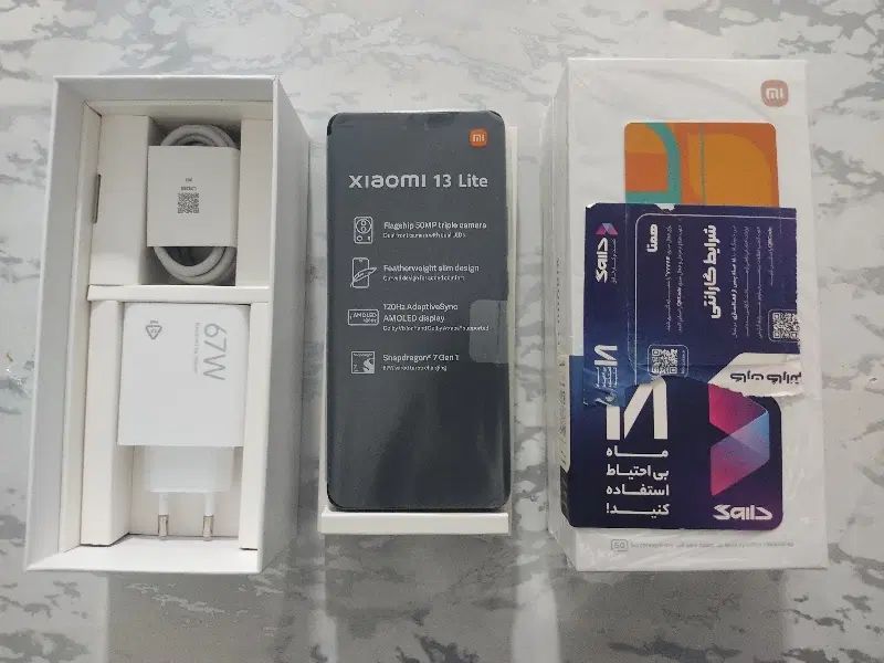 گوشی شیائومی Mi 13 lite 5g *نو*نو*حافظه 256 رام 8|موبایل|تهران, کیانشهر|دیوار
