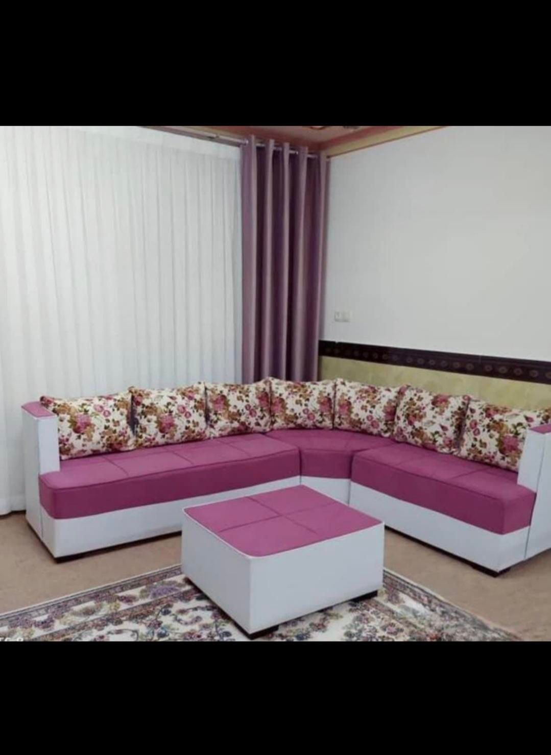مبل ال کنج ۷نفره با قیمت کاملا واقعی|مبلمان خانگی و میز عسلی|خرمآباد, |دیوار