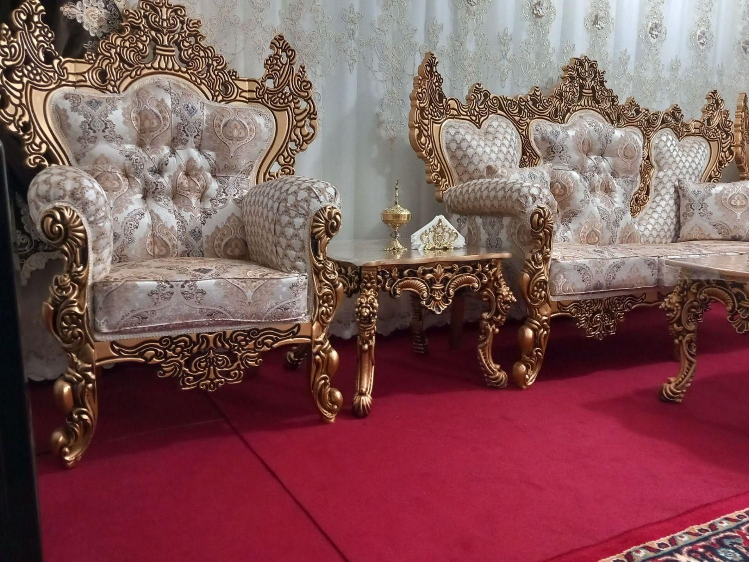 مبل مدل زنگوله و گلریز|مبلمان خانگی و میز عسلی|مرند, |دیوار