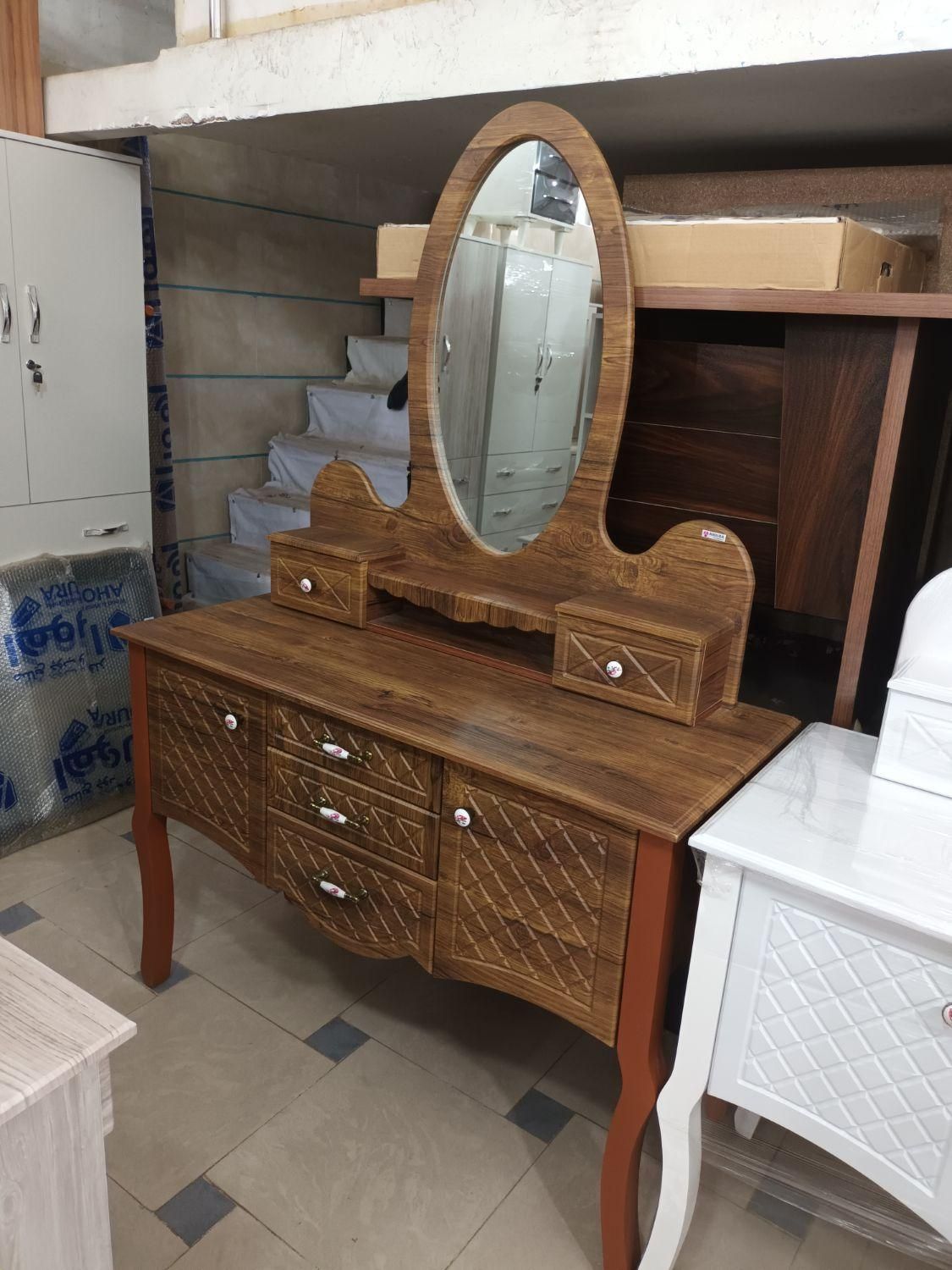 میز آرایشی طرح کنسول|جاکفشی، کمد، دراور|الوند, |دیوار