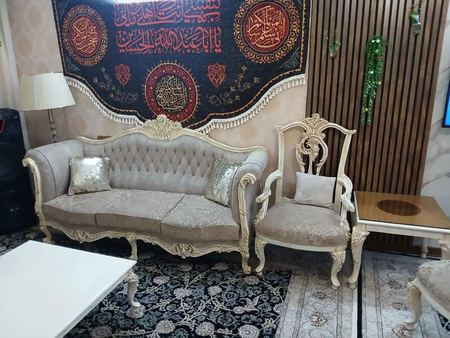 مبلمان استیل مدل کلاسیک|مبلمان خانگی و میز عسلی|تهران, شهرک رضویه|دیوار