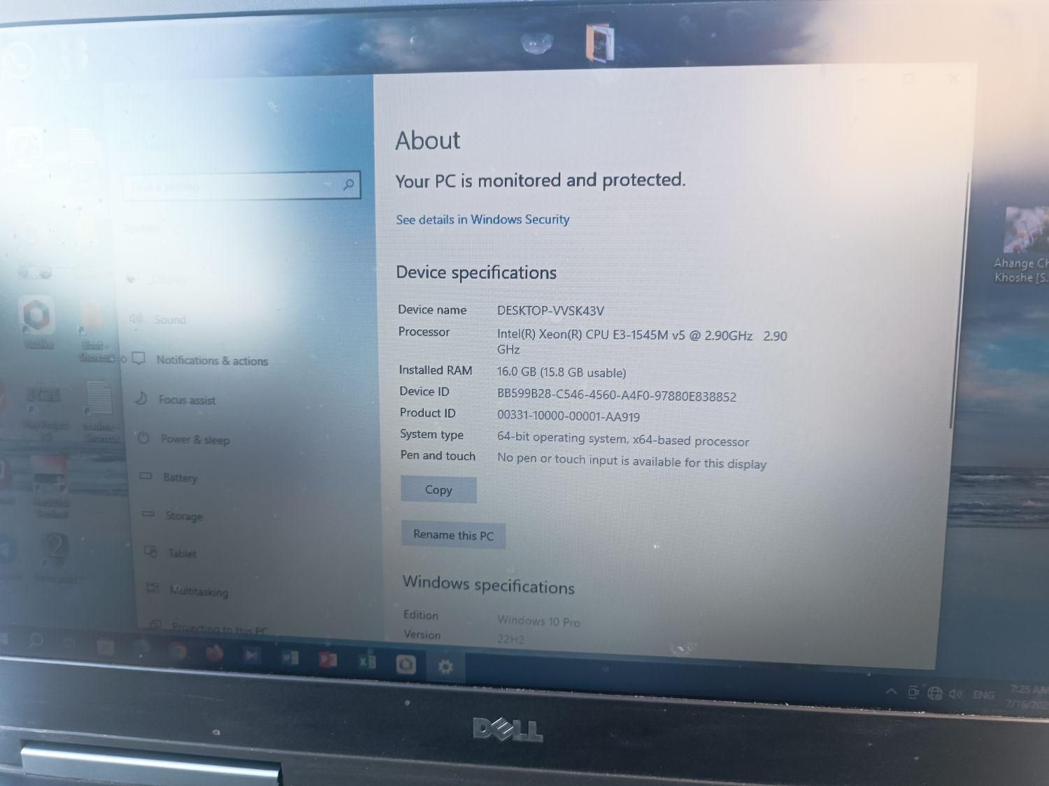 لب تاب dell|رایانه همراه|یزد, |دیوار