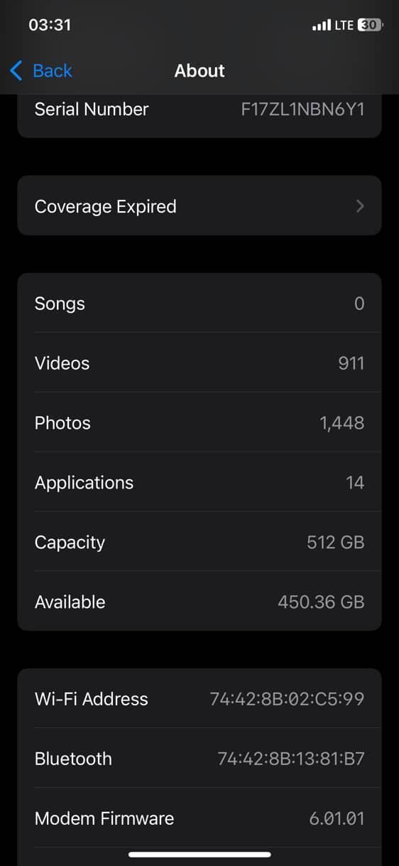 اپل iPhone 11 Pro با حافظهٔ ۵۱۲ گیگابایت|موبایل|زاهدان, |دیوار