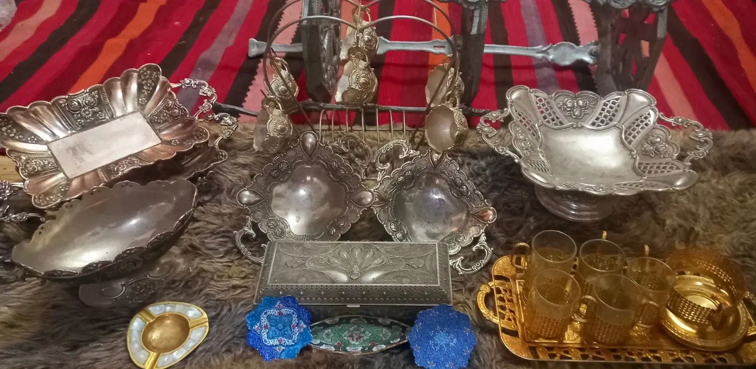 سرویس سیلور و سبوی قدمت دار ظرفهای میناکاری|ظروف سرو و پذیرایی|تهران, سلسبیل جنوبی|دیوار
