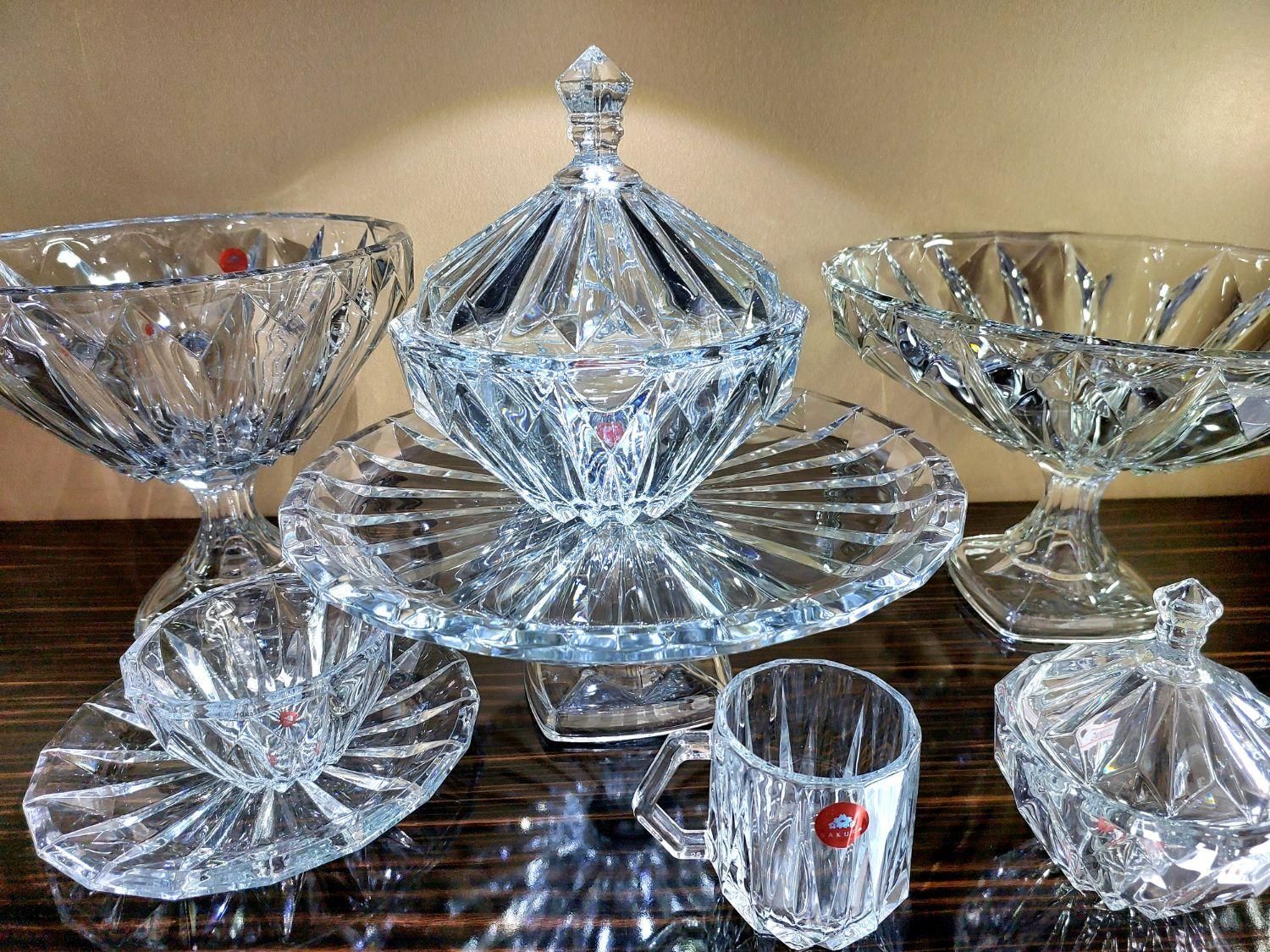 سرویس کریستال 17پارچه مودنا در فروشگاه رسولی|ظروف سرو و پذیرایی|مشهد, شهرک رازی (شهرک غرب)|دیوار