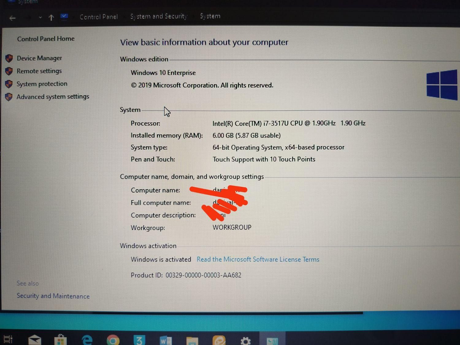 لپ تاپ Dell Core i7 3517U تاچ|رایانه همراه|چابهار, |دیوار