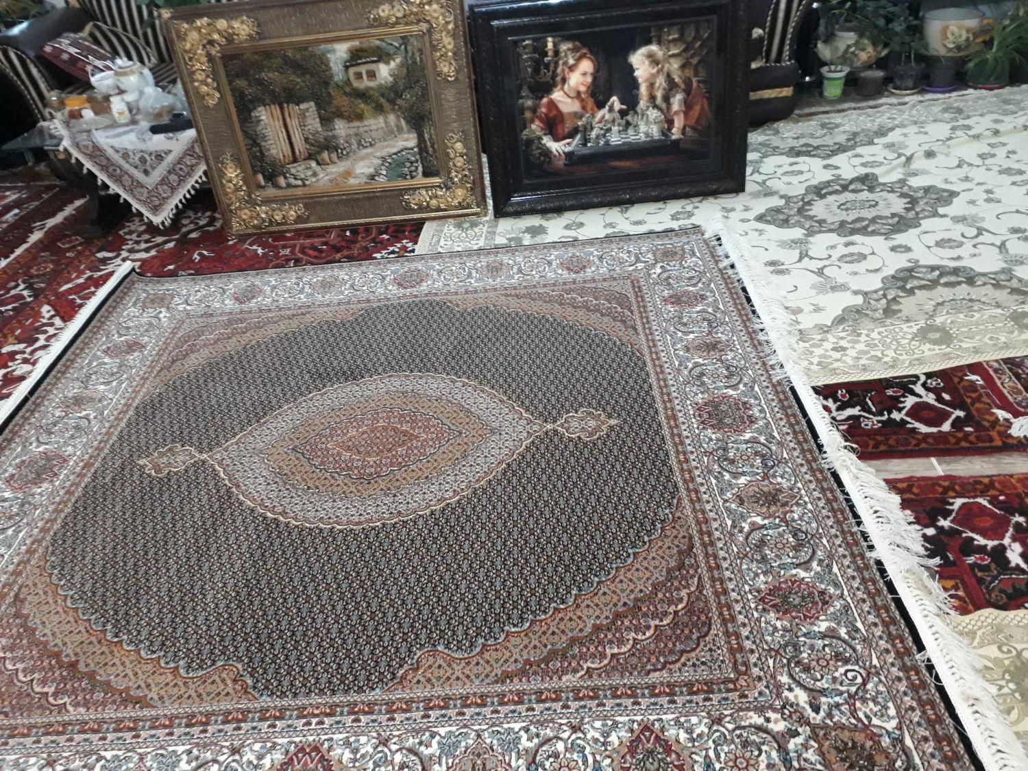 فرش،ماهی۷۰۰ اخوان فرش آشپزخانه مربع ۲×۲ سایز|فرش|تبریز, |دیوار