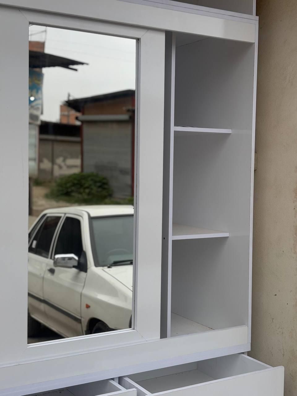 کمد کد ۰۰۲۰ سفید براق همه کاره رخت خواب و لباس دیا|جاکفشی، کمد، دراور|ساری, |دیوار