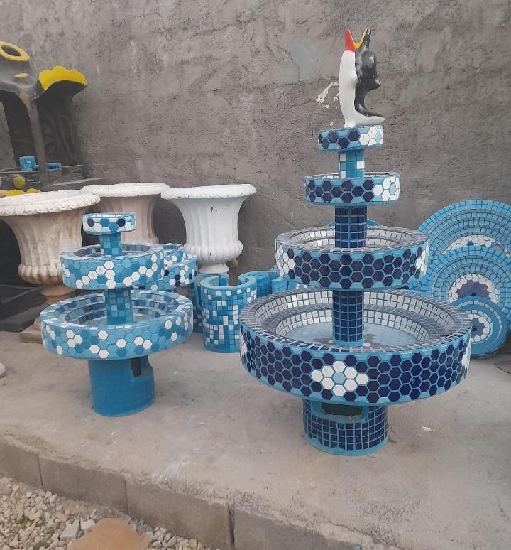 موزاییک.حوض آبنما.|مصالح و تجهیزات ساختمان|لردگان, |دیوار