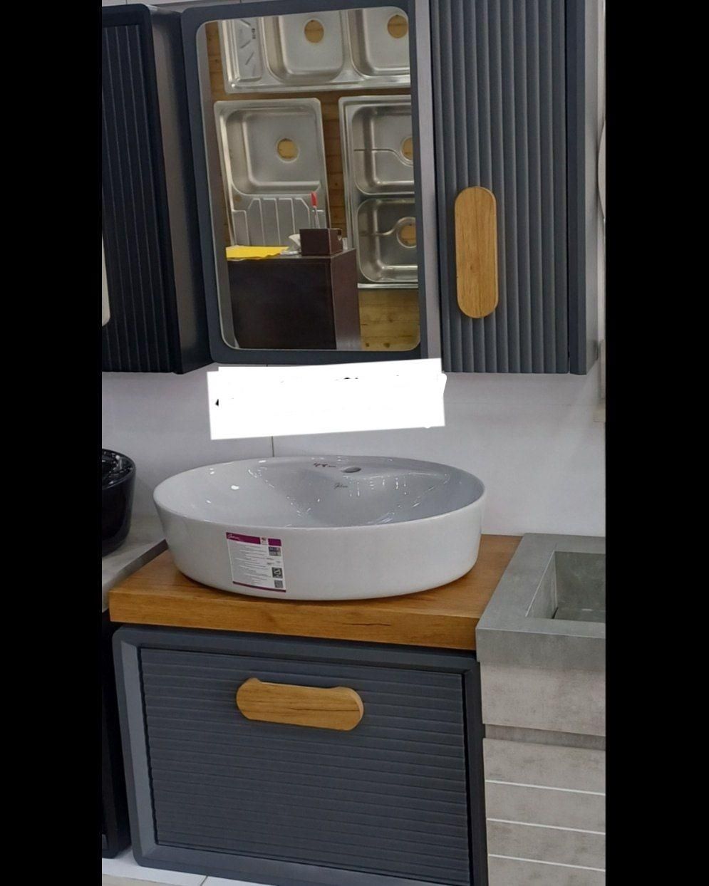 روشویی کابینتی ابعاد 38*60|لوازم سرویس بهداشتی|ساوه, |دیوار