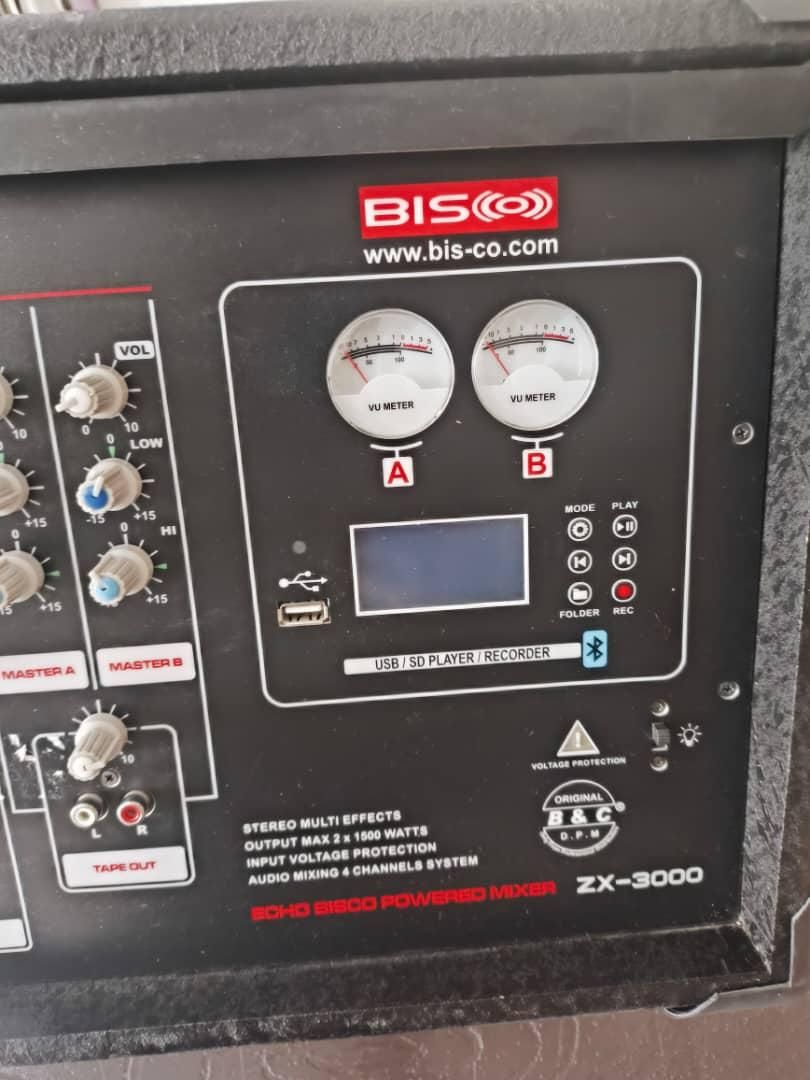 اکو آمپلی فایر BISCO مدلZX3000در حد|سیستم صوتی خانگی|تبریز, |دیوار