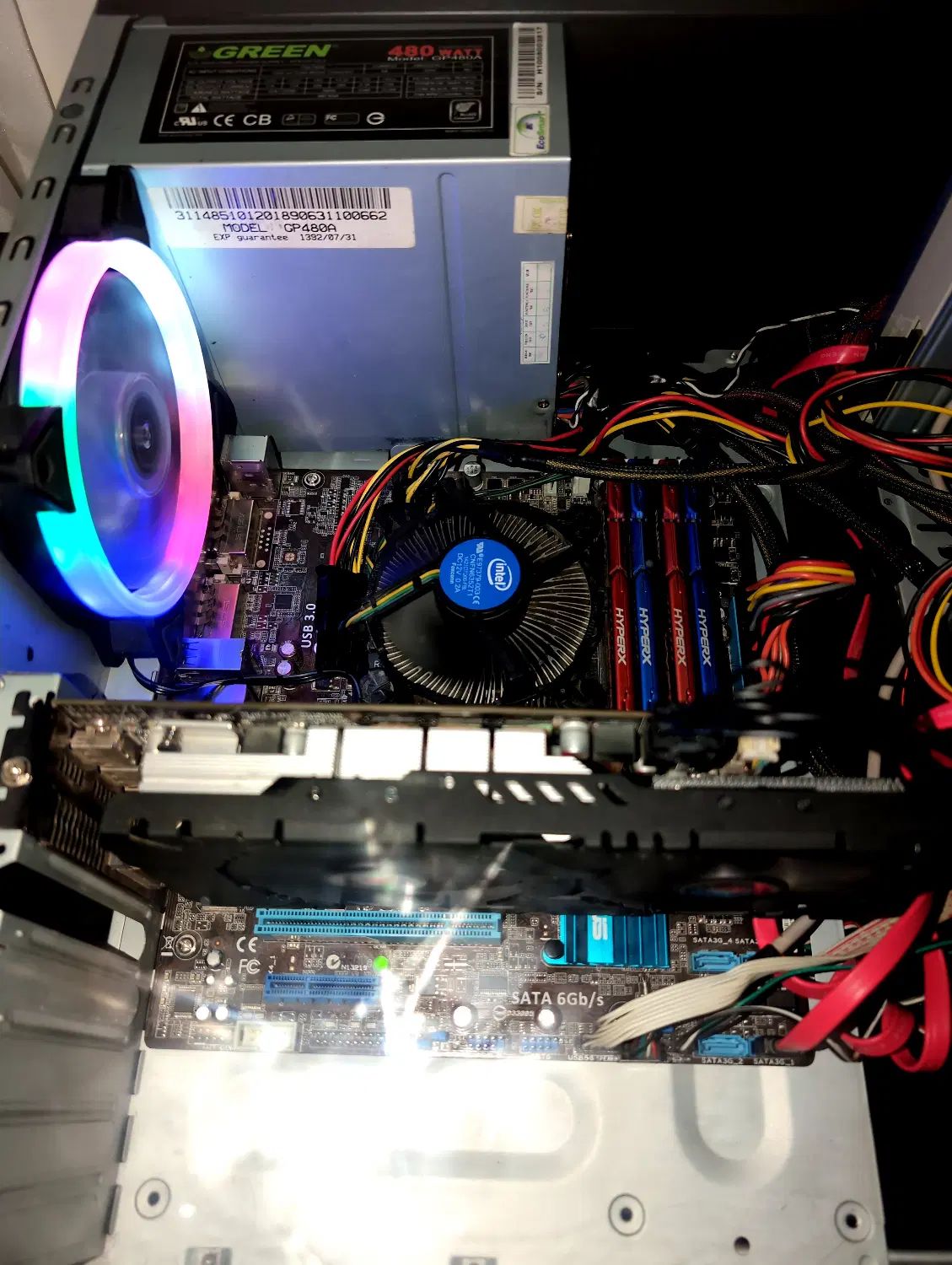 کامپیوتر کامل گیمینگ i7/RX/LG22/Ram16|رایانه رومیزی|تهران, ترمینال غرب|دیوار
