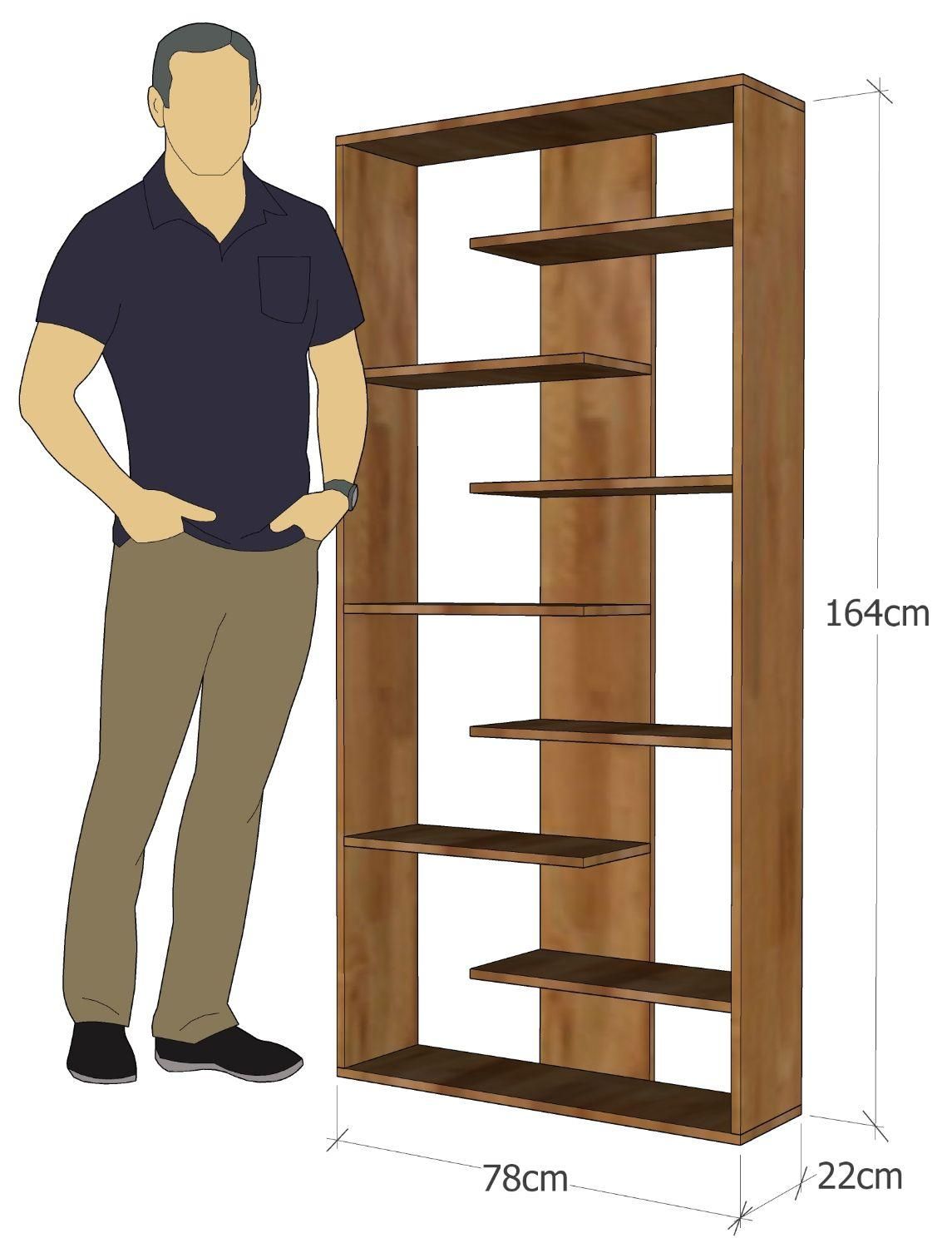 قفسه کتاب و دکوری B05 ام دی اف و چوبی|کتابخانه، شلف، قفسه‌های دیواری|ارومیه, |دیوار