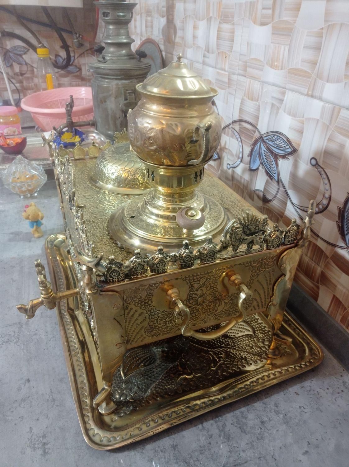 سمارذغالی منقل دار|سماور، چای‌ساز، قهوه‌ساز|اصفهان, پرتمان|دیوار