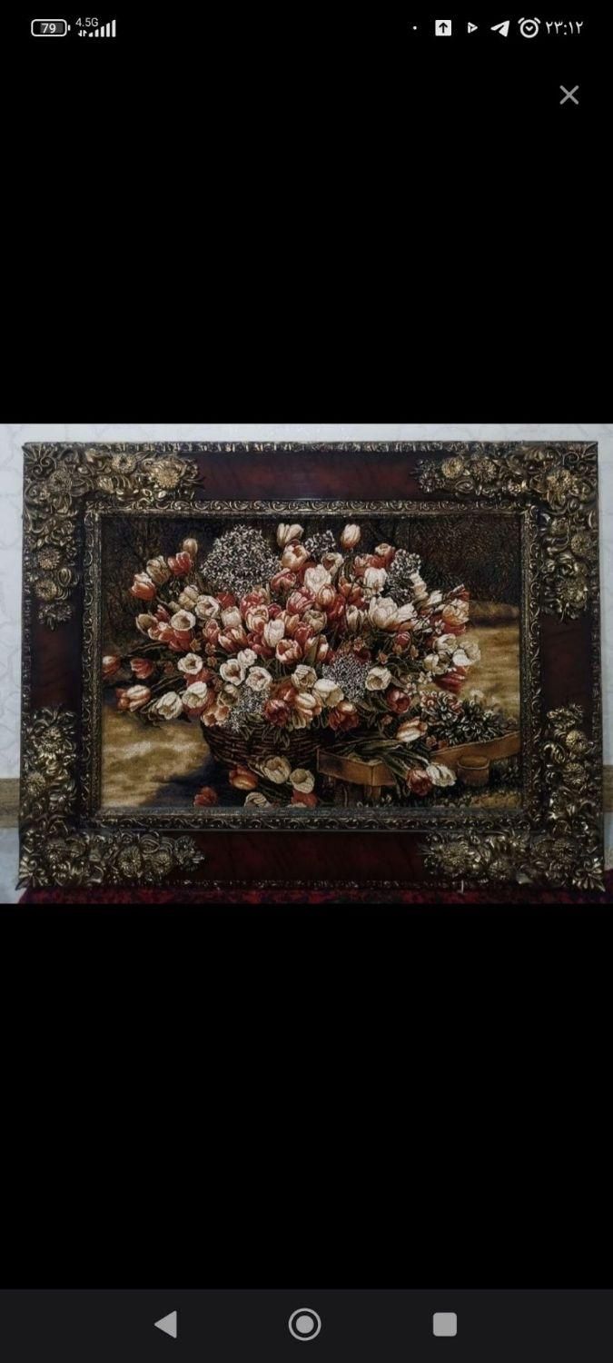 تابلوفرش سالم درحدنو|تابلو فرش|محمدیه-قزوین, |دیوار